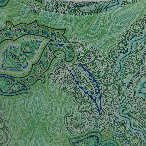 Palm Beach Girl, silk shift‎ dress with tie. Size small. Beautiful green colors. - Picture 2 of 7